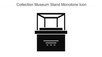 Collection Museum Stand Monotone Icon In Powerpoint Pptx Png And Editable Eps Format