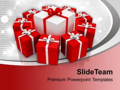Collection of gifts anniversary powerpoint templates ppt themes and graphics 0113