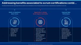 Collection Of Scrum Certificates Addressing Benefits Associated To Scrum Certifications