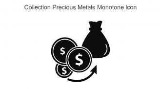Collection Precious Metals Monotone Icon In Powerpoint Pptx Png And Editable Eps Format
