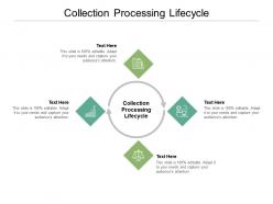 Collection processing lifecycle ppt powerpoint presentation infographics clipart cpb