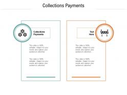 Collections payments ppt powerpoint presentation infographics example cpb