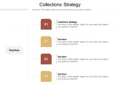 Collections strategy ppt powerpoint presentation infographic template format cpb