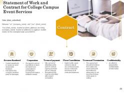 College campus event proposal powerpoint presentation slides