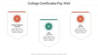 College Certificates Pay Well In Powerpoint And Google Slides Cpb
