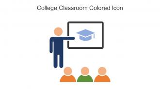 College Classroom Colored Icon In Powerpoint Pptx Png And Editable Eps Format