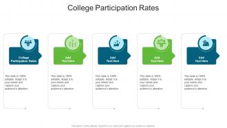 College Participation Rates In Powerpoint And Google Slides Cpb