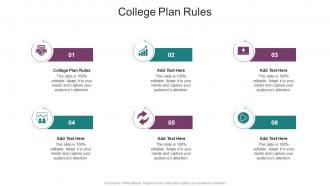 College Plan Rules In Powerpoint And Google Slides Cpb