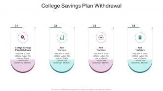 College Savings Plan Withdrawal In Powerpoint And Google Slides Cpb