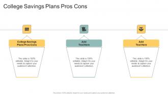 College Savings Plans Pros Cons In Powerpoint And Google Slides Cpb