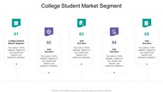 College Student Market Segment In Powerpoint And Google Slides Cpb