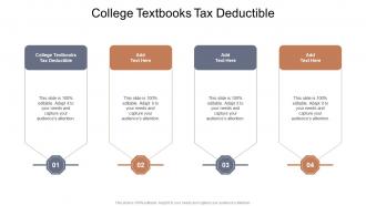 College Textbooks Tax Deductible In Powerpoint And Google Slides Cpb