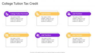 College Tuition Tax Credit In Powerpoint And Google Slides Cpb
