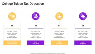 College Tuition Tax Deduction In Powerpoint And Google Slides Cpb