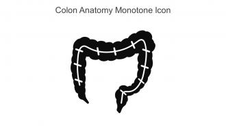 Colon Anatomy Monotone Icon In Powerpoint Pptx Png And Editable Eps Format