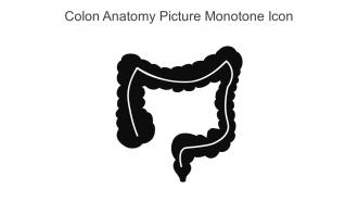 Colon Anatomy Picture Monotone Icon In Powerpoint Pptx Png And Editable Eps Format