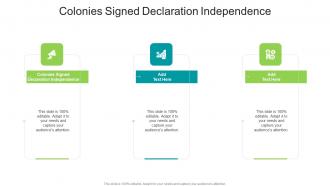 Colonies Signed Declaration Independence In Powerpoint And Google Slides Cpb