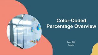 Color Coded Percentage PPT Mockup AT