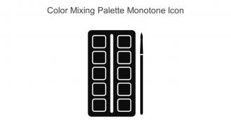 Color Mixing Palette Monotone Icon In Powerpoint Pptx Png And Editable Eps Format
