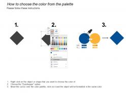 Color palette for presentation blue and yellow