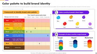 Color Palette To Build Brand Identity Brand Extension Strategy To Diversify Business Revenue MKT SS V