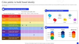 Color Palette To Build Identity Brand Market And Launch Strategy MKT SS V