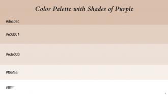 Color Palette With Five Shade Akaroa Bone Bizarre Dawn Pink White