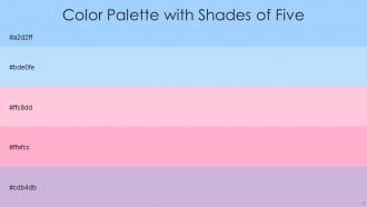 Color Palette With Five Shade Anakiwa French Pass Pastel Pink Carnation Pink Prelude