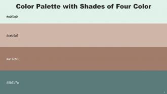 Color Palette With Five Shade Apple Green Vanilla Toast Cutty Sark