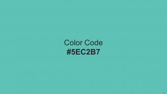 Color Palette With Five Shade Aqua Island Neptune Fountain Blue Jungle Green Keppel Interactive Visual