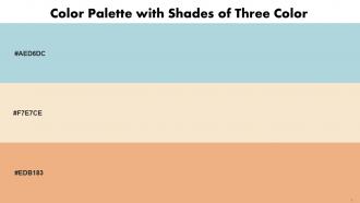 Color Palette With Five Shade Aqua Island Sidecar Tacao