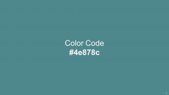 Color Palette With Five Shade Aquamarine Algae Green Silver Tree Smalt Blue Burnham Engaging Downloadable