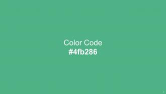 Color Palette With Five Shade Aquamarine Ocean Green Viridian Corduroy Nandor