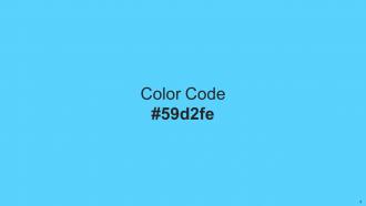 Color Palette With Five Shade Aquamarine Turquoise Blue Malibu Cornflower Blue Dodger Blue