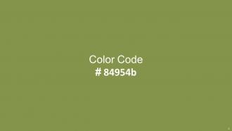 Color Palette With Five Shade Asparagus Pine Glade Albescent White Di Serria Bourbon Visual Attractive