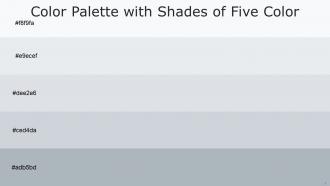 Color Palette With Five Shade Athens Gray Athens Gray Geyser Ghost Hit Gray