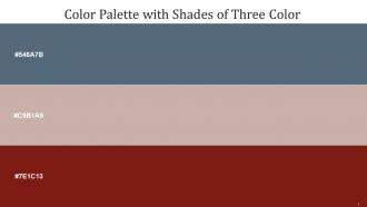 Color Palette With Five Shade Blue Bayoux Clam Shell Pueblo