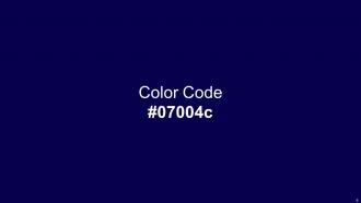 Color Palette With Five Shade Blue Dark Blue Ultramarine Paua Stratos