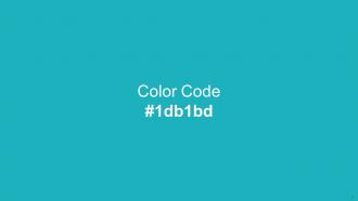 Color Palette With Five Shade Bondi Blue Java Tundora Alto White Impressive Visual