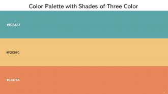 Color Palette With Five Shade Breaker Bay Golden Sand Burnt Sienna