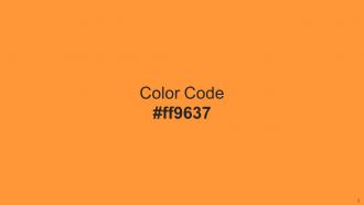 Color Palette With Five Shade Carnaby Tan Chelsea Gem Flush Orange Neon Carrot Macaroni And Cheese