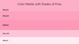 Color Palette With Five Shade Carnation Pink Carnation Pink Pink Salmon Pink Lavender Blush