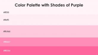 Color Palette With Five Shade Chabli Lavender Blush Pastel Pink Pink Salmon Hot Pink