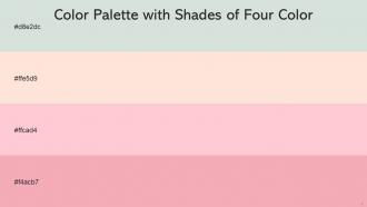 Color Palette With Five Shade Conch Karry Pastel Pink Wewak