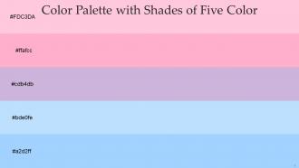 Color Palette With Five Shade Cupid Carnation Pink Prelude French Pass Anakiwa