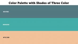Color Palette With Five Shade Cutty Sark Keppel Manhattan