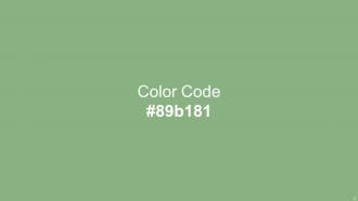 Color Palette With Five Shade Deep Cove Blumine Off Yellow Bay Leaf Fern Green Impactful Compatible