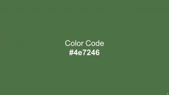 Color Palette With Five Shade Deep Cove Blumine Off Yellow Bay Leaf Fern Green Downloadable Compatible
