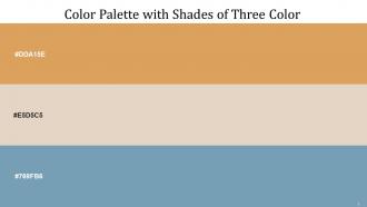 Color Palette With Five Shade Di Serria Bone Ship Cove