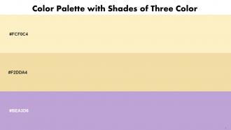 Color Palette With Five Shade Double Pearl Lusta New Orleans Cold Purple